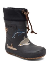 Gummistiefel bisgaard "thermo", Jungen, Gr. 33, blau (tiefblau shark blau), Gummi, Basic, Schuhe Gummistiefel, Boots mit Lammwolle, Gr&ouml;&szlig;enschablone zum Download