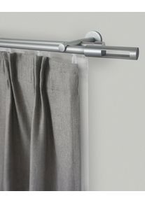 Gardinenstange Garesa "SEFRA", silber (silberfarben), L:350cm &Oslash;:16mm, Aluminium, Gardinenstangen, Gardinenstange, Vorhanggarnitur,Innenlaufgarnitur, verl&auml;ngerbar, Endknopf Zylinder