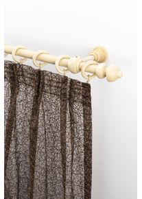 Gardinenstange Garesa "STANDARD", beige (natur), L:190cm &Oslash;:20mm, Holzwerkstoff, Gardinenstangen, Gardinenstange, Vorhanggarnitur, reine Holzgarnitur, verl&auml;ngerbar, mit Ringe