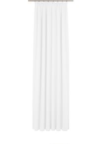 Gardine WIRTH "Bettina", wei&szlig;, B:350cm H:210cm, Polyester, Gardinen, Gardine, Fertig-Store mit FB 1:3 nach Ma&szlig;