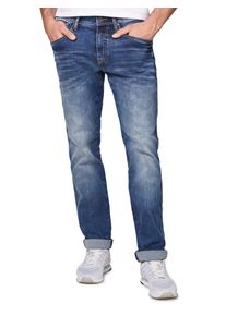 5-Pocket-Jeans CAMP DAVID, Herren, Gr. 32, L&auml;nge 34, blau (blau vintage), Denim/Jeans, Obermaterial: 60% Baumwolle, 24% Polyester, 13% Lyocell, 3% sonstige Fasern, unifarben, regular fit lang, Jeans 5-Pocket-Jeans, mit Stretch