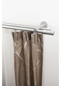 Gardinenstange Garesa "EASY", silber (silberfarben), B:65cm L:590cm &Oslash;:20mm, Aluminium, Gardinenstangen, Gardinenstange