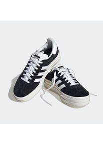 Sneaker adidas originals "GAZELLE BOLD", Damen, Gr. 39, schwarz-wei&szlig; (core schwarz, cloud wei&szlig;, core wei&szlig;), Leder, Synthetik, Schuhe Sneaker