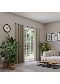 Neutex for you! Vorhang nach Ma&szlig; NEUTEX FOR YOU "ARUBA", beige (dunkelbeige), B:137cm H:140cm, Jacquard, Obermaterial: 100% Polyester, Gardinen nach Ma&szlig;, Vorhang nach Ma&szlig;, Uni Dimout, hochwertige Webstruktur
