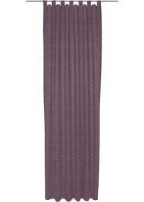 Vorhang WIRTH "Trondheim B", lila (beere), B:132cm H:265cm, Polyacryl, Gardinen, Vorhang, nach Ma&szlig;