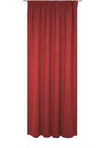 Vorhang WIRTH "Newbury", rot, B:130cm H:385cm, Baumwolle, Polyester, Gardinen, Vorhang, nach Ma&szlig;