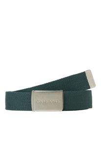 Jack & Jones Stoffg&uuml;rtel JACK & JONES "JACLONDON WOVEN BELT NOOS", Damen, Gr. 80, gr&uuml;n (magical forest), Microfaser, unifarben, G&uuml;rtel Stoffg&uuml;rtel