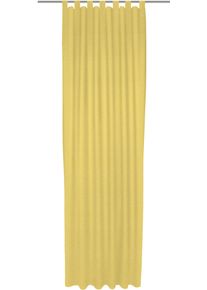 Vorhang WIRTH "Trondheim B", gelb, B:132cm H:285cm, Polyacryl, Gardinen, Vorhang, nach Ma&szlig;