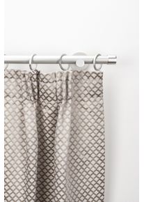 Gardinenstange Garesa "EASY", silber (silberfarben), L:550cm &Oslash;:20mm, Aluminium, Gardinenstangen, Gardinenstange, Vorhanggarnitur, verl&auml;ngerbar, Wandmont., Endkappe, Alu, mit Ringe