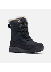 Snowboots Columbia "MINX&trade; SHORTY IV", Damen, Gr. 40,5, schwarz (schwarz, titanium ii), Textil, Schuhe Snowboots, gef&uuml;ttert