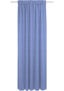 Vorhang WIRTH "Trondheim B", blau (royalblau), B:132cm H:395cm, Polyacryl, Gardinen, Vorhang, nach Ma&szlig;
