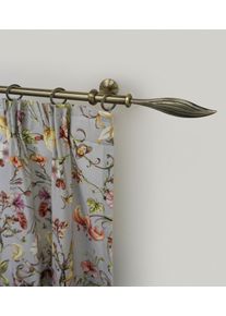 Gardinenstange Garesa "ESPERANCA", gold (antikmessingfarben), L:200cm &Oslash;:16mm, Metall, Gardinenstangen, Gardinenstange, rustikale Vorhanggarnitur, verl&auml;ngerbar, Eisen, mit Ringe