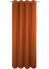 Vorhang WIRTH "Newbury", orange (terra), B:130cm H:265cm, Baumwolle, Polyester, Gardinen, Vorhang, nach Ma&szlig;