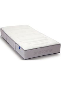 Taschenfederkernmatratze REVOR BEDDING "Anatomic ZIP 500 Visko" Gr. 4, wei&szlig;, B:100cm H:26cm L:210cm, Bezug: 61% Polyester, 39% Viskose. Steppf&uuml;llung: 100% Polyurethan, Matratzen, Taschenfederkernmatratze, Matratze mit dynamischem ANATOMIC Federkern, verschiedene Gr&ouml;&szlig;en
