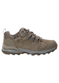 Hikingschuh Jack Wolfskin "REFUGIO TEXAPORE LOW W", Damen, Gr. UK5-EU38, Normalschaft, braun (chestnut), Main Material Second Material 100% Polyamide Lining Sole 100% Rubber/ EVA, Schuhe Hikingschuh