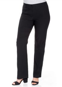 Webhose sheego, Damen, Gr. 80, Langgr&ouml;&szlig;en, schwarz, 70% Viskose, 25% Polyamid, 5% Elasthan, unifarben, Hosen Webhose