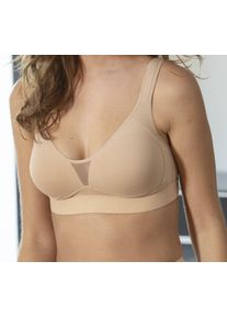 Soft-BH Nina von C. "COTTON SHAPE", Damen, Gr. 85, Cup B, braun (caramel), Obermaterial: 82% Baumwolle, 18% Elasthan, unifarben, BHs Soft-BH, ohne B&uuml;gel, pflegeleicht, weich, elastisch, bequem, Baumwollmix
