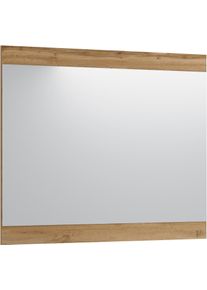 Garderobenspiegel LIVING CHARM "HOLA", braun (wotan eiche), B:90cm H:77cm T:0,19cm, Holzwerkstoff, Spiegel, Garderobenspiegel, Breite ca. 90