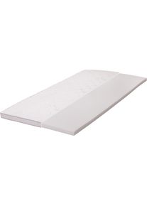 Topper Hapo "Paris", Kaltschaumtopper in verschiedenen Breiten", wei&szlig;, B:100cm H:6cm L:200cm, Kaltschaum, Topper, Topper, Silvercare-Bezug mit antibakterieller Ausr&uuml;stung
