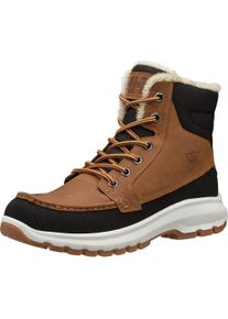 Winterstiefel Helly Hansen "GARIBALDI V3", Herren, Gr. 44, new wheat, schwarz, soccer, Leder, Sonstiges Material, Textil, Schuhe Winterstiefel, wasserdichtes Leder, gef&uuml;ttert, Schn&uuml;rstiefel, Winterschuhe
