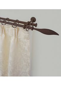Gardinenstange Garesa "ESPERANCA", braun (rost), L:100cm &Oslash;:16mm, Metall, Gardinenstangen, Gardinenstange, rustikale Vorhanggarnitur, verl&auml;ngerbar, Eisen, mit Ringe