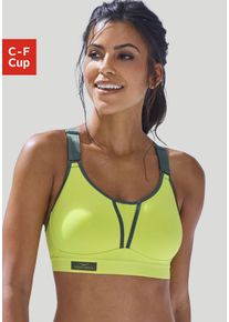 Sport-BH Venice Beach, Damen, Gr. 90, Cup B, gr&uuml;n (limette), Microtouch, Obermaterial: 90% Polyester (COOLMAX), 10% Elasthan (LYCRA), BHs Sport-BH, ohne B&uuml;gel aus COOLMAX-Material