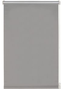 Seitenzugrollo Gardinia "EASYFIX Rollo Thermo ENERGIESPAREND" Gr. 6, grau, B:90cm H:210cm, Polyester, Rollos, Seitenzugrollo, abdunkelnd mit Thermobeschichtung