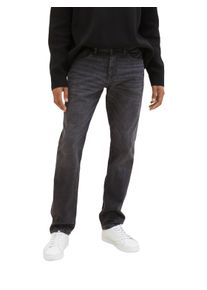 Slim-fit-Jeans Tom Tailor "Josh", Herren, Gr. 34, L&auml;nge 34, blau (used schwarz stone schwarz denim), Denim/Jeans, Obermaterial: 99% Baumwolle, 1% Elasthan, unifarben, slim fit kn&ouml;chellang, Jeans Slim-fit-Jeans, im Five-Pocket Style