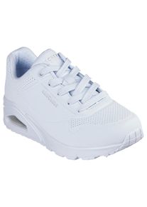 Sneaker Skechers "Street Uno - Stand on Air", Damen, Gr. 41, Textil, blau (hellblau), Lederimitat, Schuhe Sneaker, Freizeitschuh, Halbschuh, Schn&uuml;rschuh mit Memory Foam