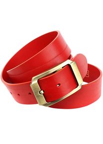 Lederg&uuml;rtel Anthoni Crown, Damen, Gr. 105, rot, Leder, unifarben, G&uuml;rtel Lederg&uuml;rtel, Vollrindlederg&uuml;rtel in rot