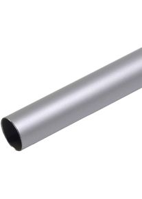 Gardinenstange Liedeco "Power" Gr. 2, grau (aluminiumfarben), L:160cm &Oslash;:20mm, Metall, Gardinenstangen, Gardinenstange