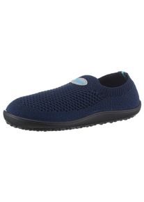 Barfu&szlig;schuh Leguano "LEGUANITO SCIO", M&auml;dchen, Gr. 26, blau (dunkelblau), Textil, Schuhe Barfu&szlig;schuh, Slipper, Freizeitschuh, Bequemschuh verst&auml;rkt das taktile Empfinden
