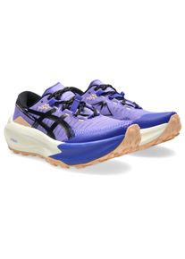 Trailrunningschuh asics "TRABUCO MAX 5", Damen, Gr. 42,5, amethyst, schwarz, Mesh, Synthetik, Schuhe Trailrunningschuh