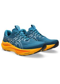 Laufschuh asics "GT-2000 14", Herren, Gr. 45, schwarz teal, wei&szlig;, Synthetik, Schuhe Laufschuh, f&uuml;r mehr Stabilit&auml;t