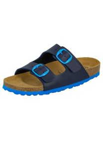 Hausschuh Lico "Pantolette Bioline Kids", M&auml;dchen, Gr. 25, blau, Synthetik, Schuhe Hausschuh, Topseller