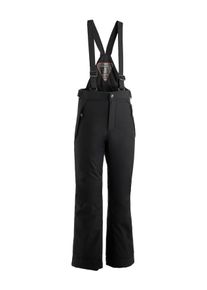 Skihose Maier Sports "Maxi slim", Jungen, Gr. 152, Normalgr&ouml;&szlig;en, schwarz, 100% Polyester, Hosen Skihose, Mitwachsend, warm, wasserdicht, schmaler Schnitt