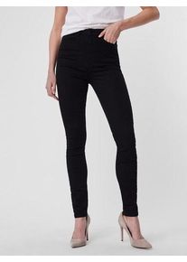V&eacute;ro Moda Skinny-fit-Jeans VERO MODA "VMSANDRA SHR SKINNY JEANS BLACK NOOS", Damen, Gr. S (36), L&auml;nge 30, schwarz, Denim/Jeans, Obermaterial: 98% Baumwolle, 2% Elasthan, unifarben, skinny fit, Jeans Skinny-fit-Jeans