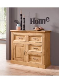 Sideboard OTTO HOME "Selma", beige (natur gebeizt, gewachst), B:100cm H:87cm T:38cm, Sideboards, Sideboard, Kommode, Breite/H&ouml;he 100/87 cm