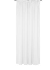 Vorhang WIRTH "Newbury", wei&szlig;, B:130cm H:385cm, Baumwolle, Polyester, Gardinen, Vorhang, nach Ma&szlig;