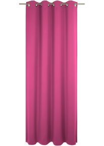 Vorhang WIRTH "Dim out", pink, B:142cm H:215cm, Polyester, Gardinen, Vorhang, nach Ma&szlig;