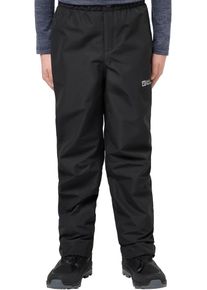 Outdoorhose Jack Wolfskin "SNOWY DAYS PANTS K", M&auml;dchen, Gr. 152, Normalgr&ouml;&szlig;en, schwarz, Obermaterial: 100% Polyester. Futter: 100% Polyester, Hosen Outdoorhose