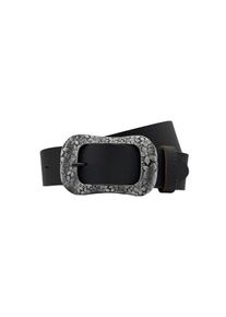 Lederg&uuml;rtel RETTUNGSRING G&Uuml;RTEL, Damen, Gr. 95, schwarz, B&uuml;ffelleder, G&uuml;rtel Lederg&uuml;rtel