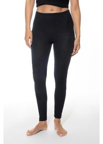 Leggings Mey "WOOL LOVE", Damen, Gr. XXL/XXXL, N-Gr, schwarz, Strick, Obermaterial: 70% Schurwolle, 30% Seide, lang, Hosen Leggings, Merinowoll-Anteil, leichter Glanz