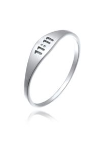 Silberring Elli "Ring Zahlen 11:11 925 Sterling Silber" Gr. 54, silber, Fingerringe, Damen, 54, Silber 925 (Sterlingsilber), Silberring