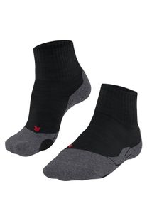 Wandersocken Falke "TK2 Explore Short", Herren, Gr. 42-43, schwarz (schwarz, mix), Materialmix, normal, Socken Wandersocken, hoher Komfort im Mittelgebirge, atmungsaktiv, schnelltrocknend