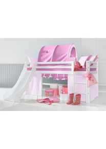 Indoor-Rutsche Hoppekids "ECO Dream", wei&szlig;, B:37cm H:105cm T:94,5cm, Massivholz, Rutschen, Indoor-Rutsche, Kinderbett Rutsche f. Hochbett, 2 Gr&ouml;&szlig;en