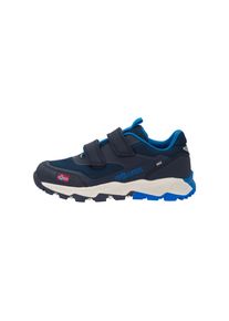 Outdoorschuh Trollkids "Kids Preikestolen Hiker", Kinder, Gr. 30, blau (navy, medium blau), Synthetik, Textil, mehrfarbig, Schuhe Outdoorschuh, wasserdicht
