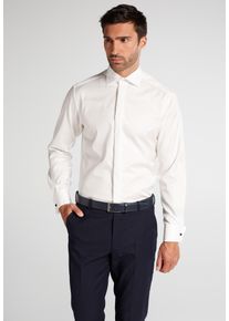 Langarmhemd Eterna "MODERN FIT", Herren, Gr. 41, Extra verl&auml;ngerter Arm, beige, Twill, 100% cotton, tailliert, Umschlagmanschette, Hemden Langarmhemd, NON IRON (b&uuml;gelfrei)