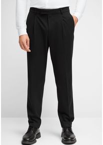 Anzughose Cinque "CISALTO", Herren, Gr. 106, N + S Gr, schwarz, Web, Obermaterial: 52% Polyester, 21% Polyamid, 17% Viskose, 10% Elasthan, unifarben, relaxed fit lang, Hosen Anzughose