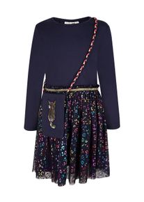 Sommerkleid happy girls "dress", M&auml;dchen, Gr. 146, EURO-Gr&ouml;&szlig;en, blau (navy), Stoff, 100% Baumwolle, normal, Kleider Sommerkleid
